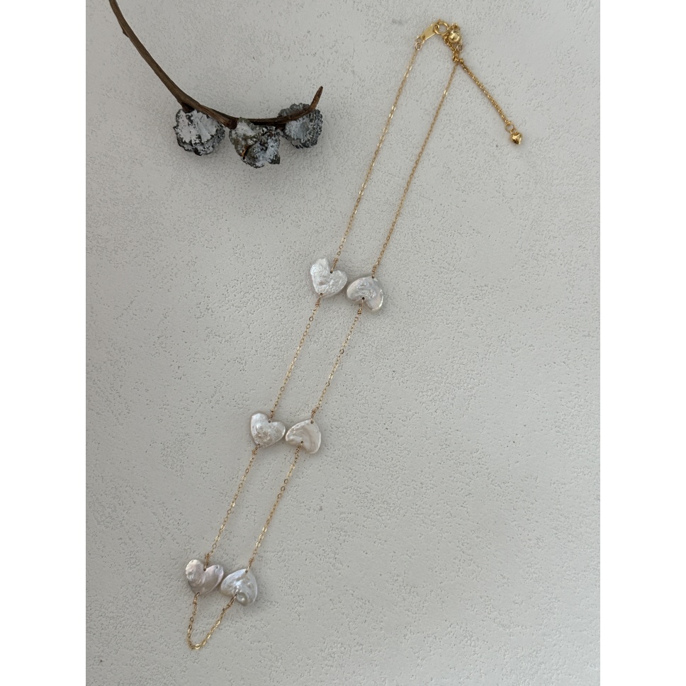 630-Small-love-heart-Baroque-natural-pearl-string-necklace-1